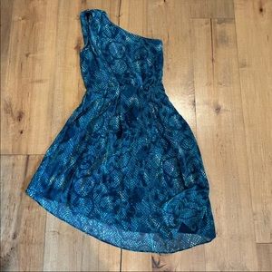 Rachel Rachel Roy One Shoulder Asymmetrical dress